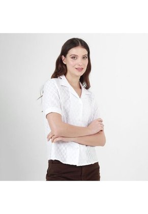 Blusa Cuello Sport Manga Corta