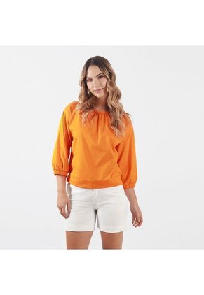 Blusa Cuello Redondo Manga 3Cuartos