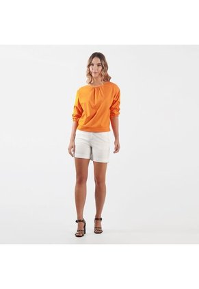 Blusa Cuello Redondo Manga 3Cuartos