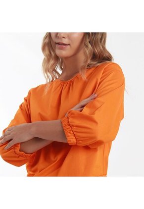 Blusa Cuello Redondo Manga 3Cuartos