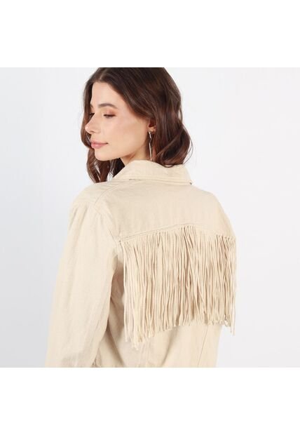 Chaqueta En Jean De Flecos