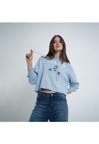 Sweater Tipo Hoodie Manga Larga FDS