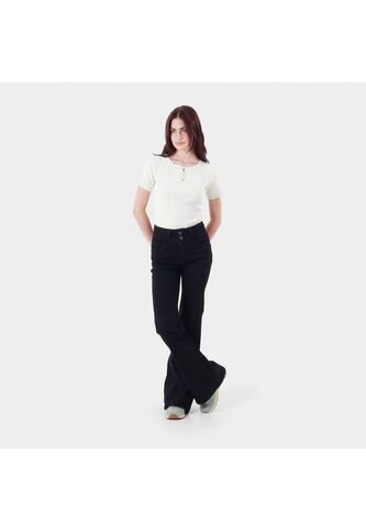 Jean Tiro Medio Bota Flare FDS