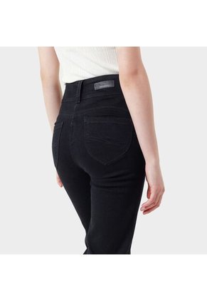 Jean Tiro Medio Bota Flare