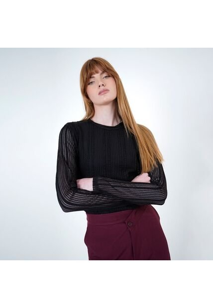 Camiseta Cuello Redondo Manga Larga