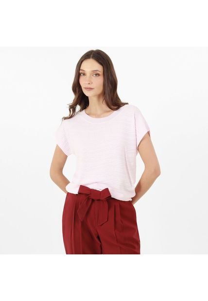 Sweater Cuello Redondo Manga Corta