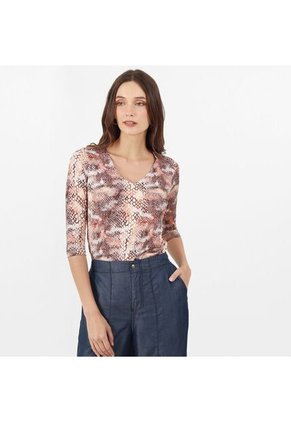 Camiseta Cuello V Manga 3Cuartos