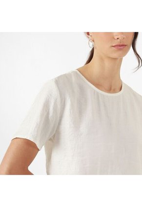 Blusa Cuello Redondo Manga Corta