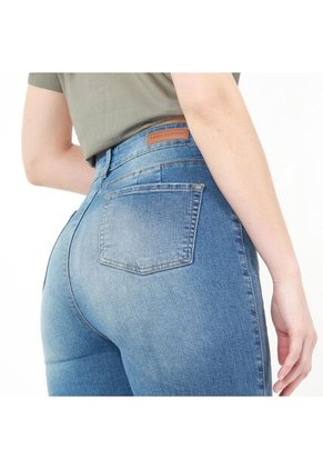 Jean Ilussion Tiro Medio Bota Skinny