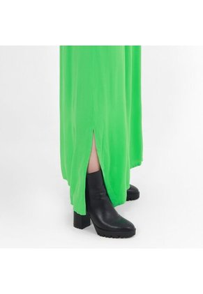 Vestido Largo De Tiras Con Escote En Espalda