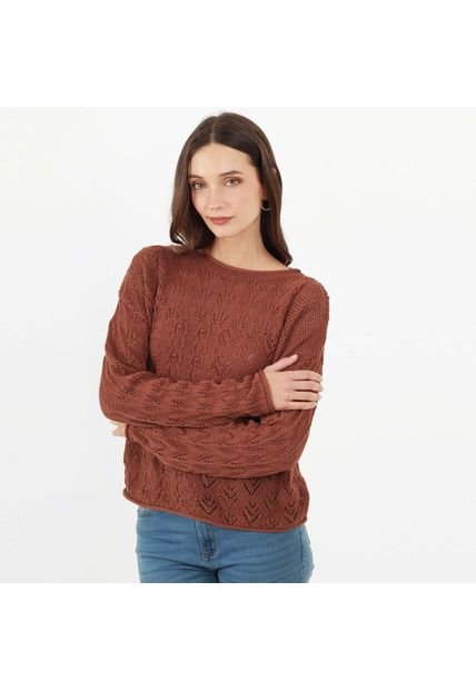 Sweater Cuello Redondo Manga Larga