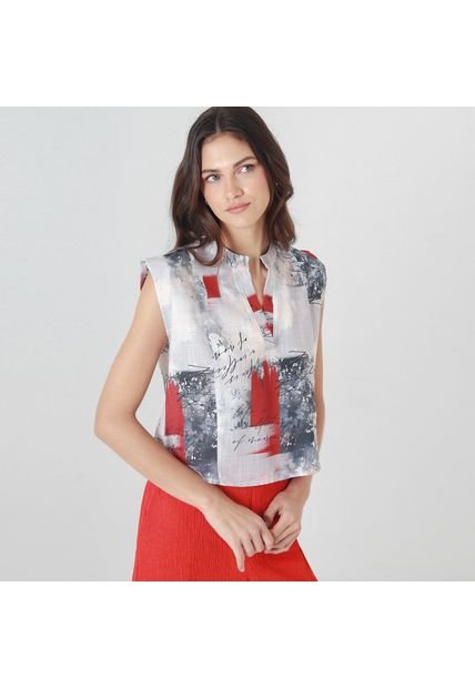 Blusa Cuello Neru Manga Sisa
