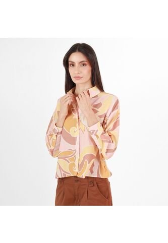 Camisa Cuello Camisero Manga Larga FDS