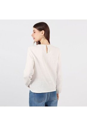 Blusa Cuello Redondo Manga Larga