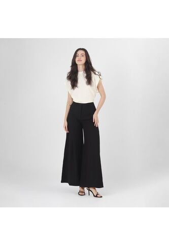 Pantalon Tiro Alto Bota Palazzo FDS