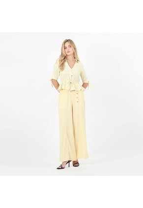 Blusa Cuello V Manga 3cuartos