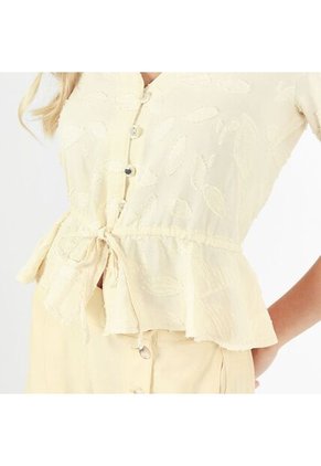 Blusa Cuello V Manga 3cuartos