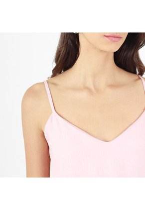Blusa Cuello V Manga Tiras