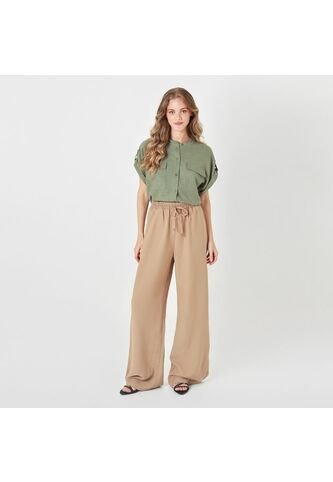 Pantalon Tiro Alto Bota Recta FDS