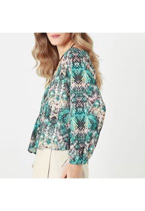 Blusa Cuello V Manga 3Cuartos