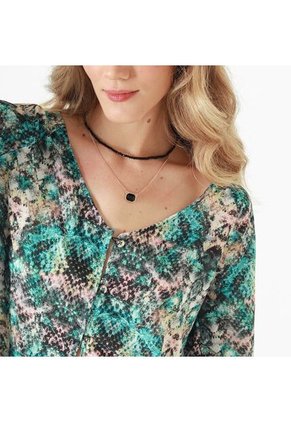 Blusa Cuello V Manga 3Cuartos