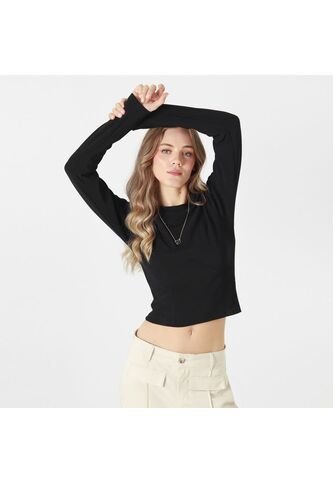 Camiseta Cuello Alto Manga Larga FDS