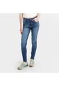 Jean Tiro Medio Bota Skinny de FDS