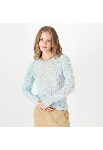 Camiseta Cuello Redondo Manga Larga FDS