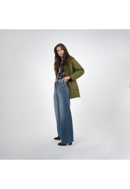 Chaqueta Cuello Alto Manga Larga