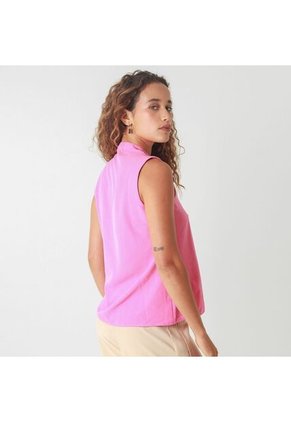 Blusa Cuello Alto Manga Sisa