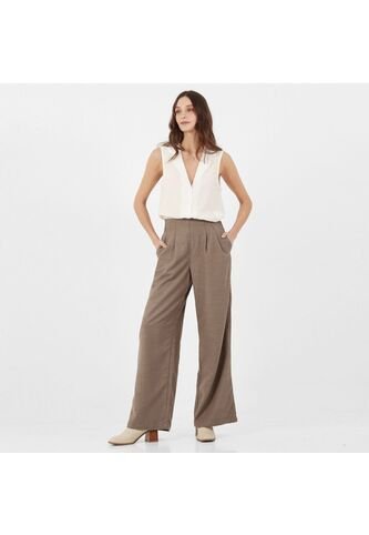 Pantalon Tiro Alto Bota Recta FDS