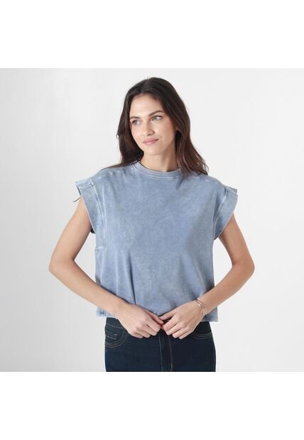 Camiseta Cuello Redondo Manga Sisa