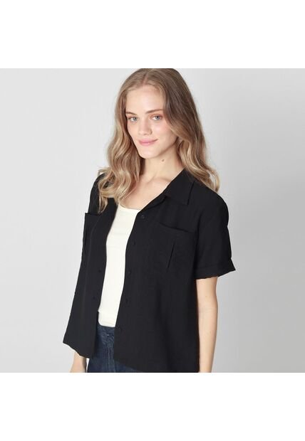 Blusa Cuello Sport Manga Corta