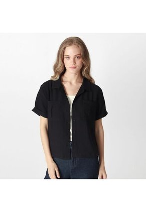 Blusa Cuello Sport Manga Corta