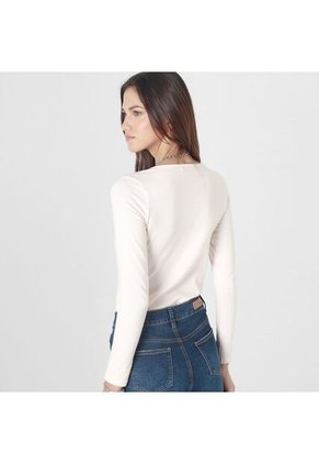 Camiseta Cuello U Manga Larga