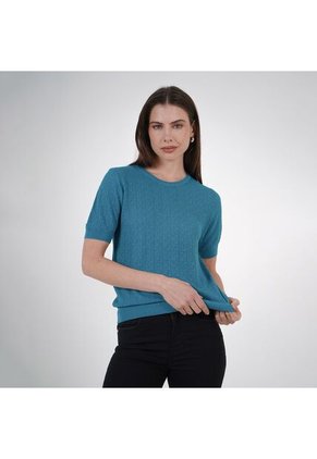 Sweater Cuello Redondo Manga Corta