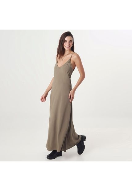 Vestido Largo Manga Sisa