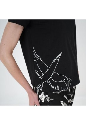 Camiseta Negra Colibrí FDS By Aramacao