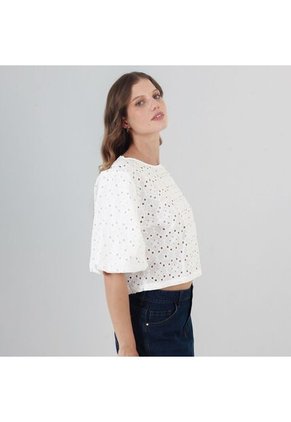 Blusa Cuello Redondo Manga Corta