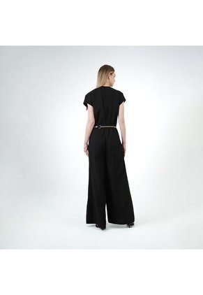 Vestido Cuello V Manga Corta