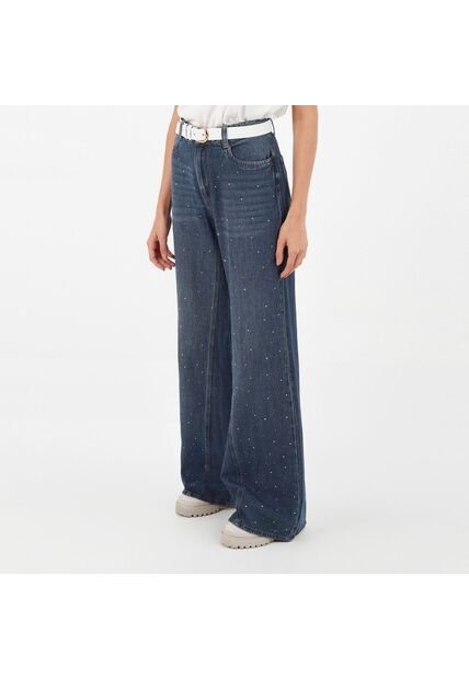 Jean Tiro Alto Bota Flare