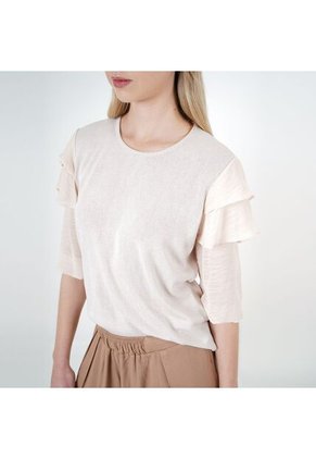 Camiseta Cuello Redondo Manga 3/Cuartos