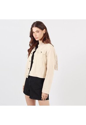 Chaqueta En Jean De Flecos