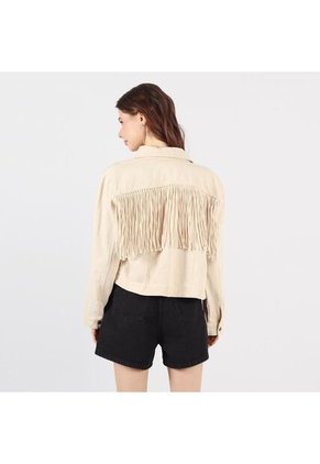 Chaqueta En Jean De Flecos