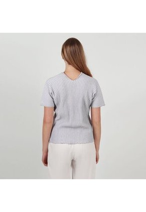 Sweater Cuello V Manga Corta
