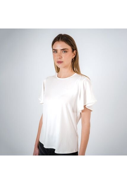 Camiseta Cuello Redondo Manga Bolero