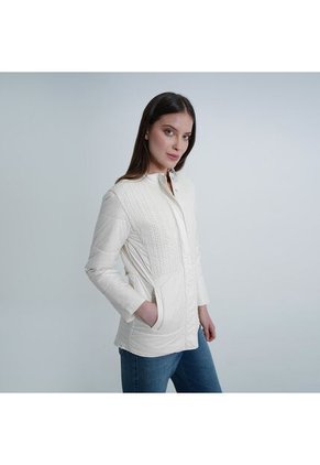 Chaqueta Cuello Alto Manga Larga