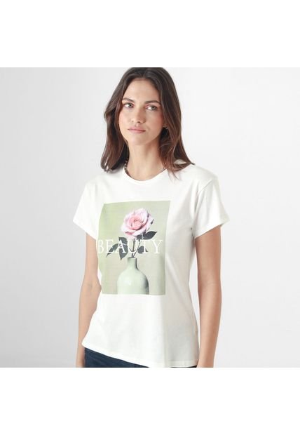 Camiseta Cuello Redondo Manga Corta