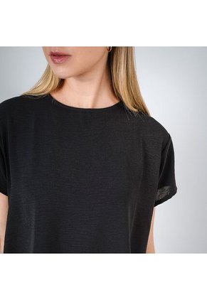 Blusa Cuello Redondo Manga Corta