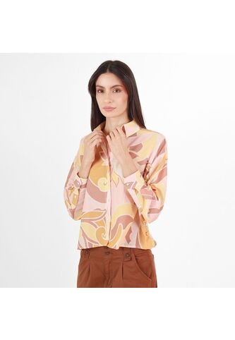 Camisa Cuello Camisero Manga Larga FDS